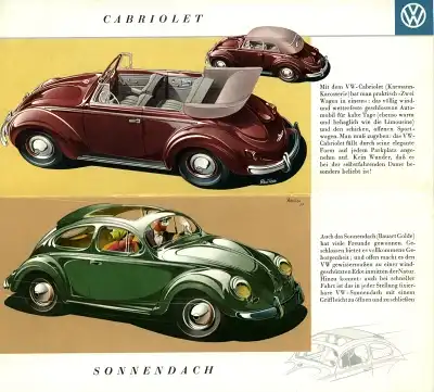 VW Käfer Prospekt 9.1953