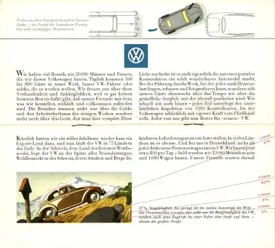 VW Käfer Prospekt 9.1953