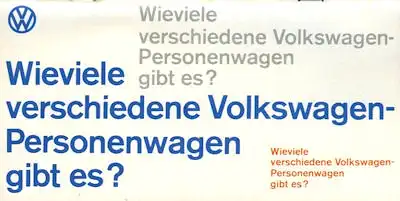 VW Programm 8.1965
