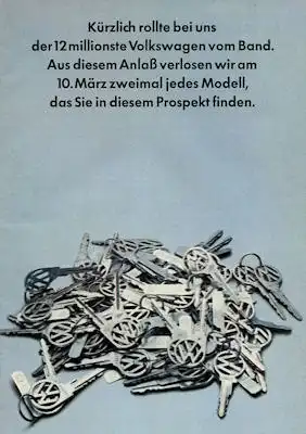 VW Programm 1967