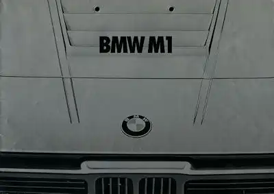 BMW M 1 Prospekt 1978