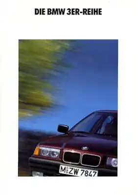 BMW 316 318i 320i 325i Prospekt 1991