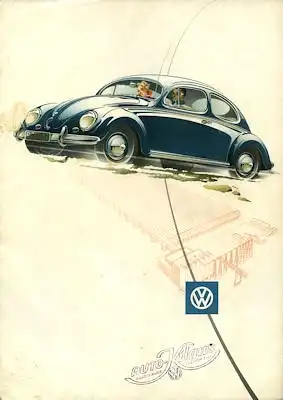 VW Käfer Prospekt 1954