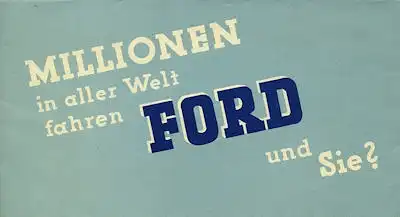 Ford Programm 1935