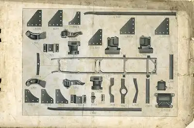 Opel 8 PS Ersatzteilliste 6.1929