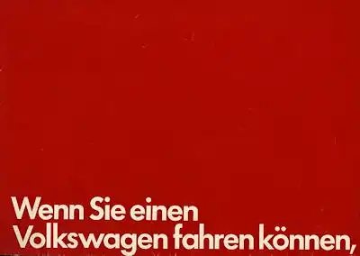 VW Programm 1969