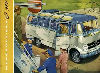 Mercedes-Benz O 319 Prospekt ca. 1955