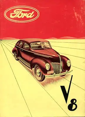 Ford V 8 Prospekt 1939