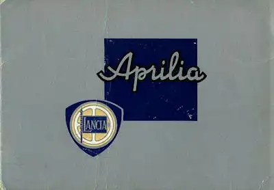 Lancia Aprilia Prospekt 1930er Jahre