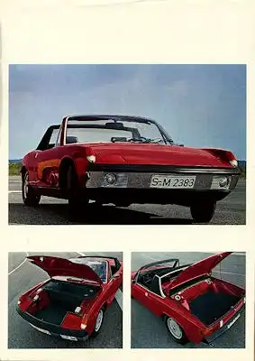 Porsche 914 Prospekt 9.1969