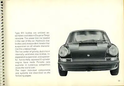 Porsche 911 T E S Bedienungsanleitung 1973 e