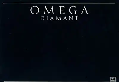 Opel Omega Diamant Prospekt 1990