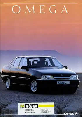Opel Omega Prospekt 1991