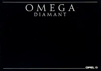Opel Omega Diamant Prospekt 5.1991