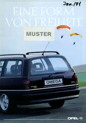 Opel Omega Caravan Prospekt 9.1990