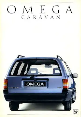 Opel Omega Caravan Prospekt 11.1986