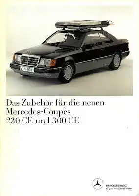 Mercedes-Benz 230 CE 300 CE Zubehör Prospekt 1987