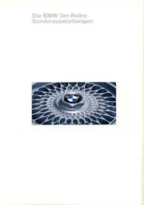 BMW 3er Sonderausstattung Prospekt 1994