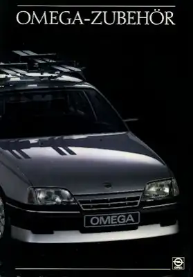 Opel Omega Zubehör Prospekt 9.1986