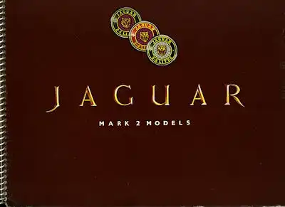 Jaguar Mark 2 Modelle Prospekt ca. 1959