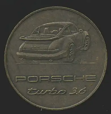 Original Porsche Kalendermünze 1993