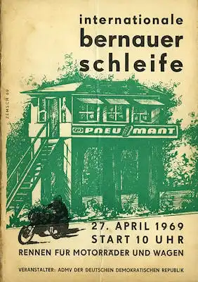 Programm 14. Bernauer Schleife 27.4.1969