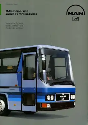 MAN Bus Luxus-Fernreisebusse Prospekt 1990