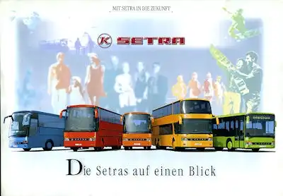 Setra Bus Programm ca. 2000