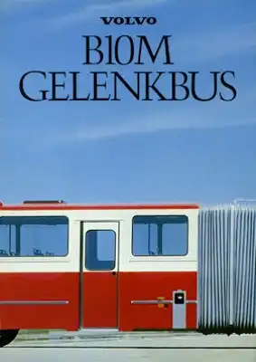 Volvo B 10 M Gelenkbus Prospekt 1982