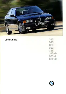 BMW 3er Limousine Prospekt 1997