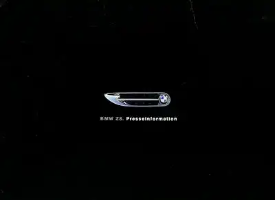BMW Z 8 Presseinformation 1999
