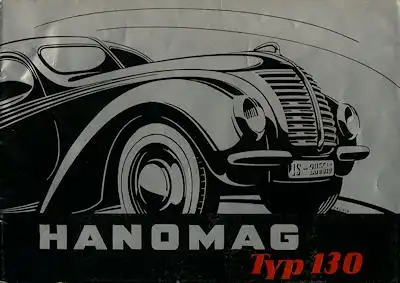 Hanomag 1,3 Liter Prospekt 1939 s