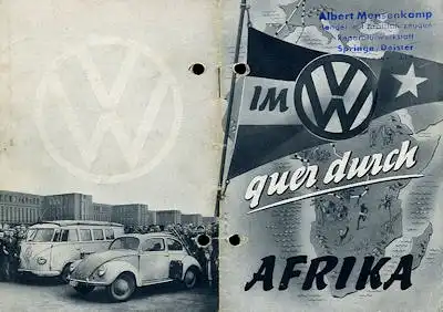 Im VW quer durch Afrika Broschüre ca. 1951