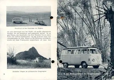 Im VW quer durch Afrika Broschüre ca. 1951