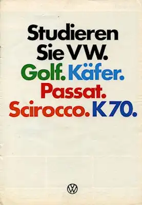 VW Programm 8.1974