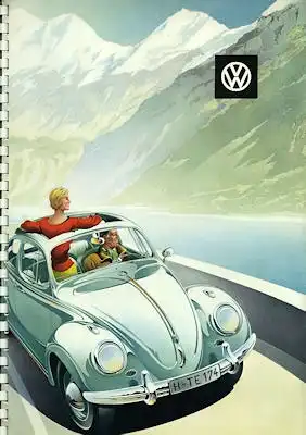 VW Käfer Prospekt ca. 1959