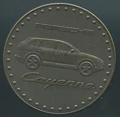 Original Porsche Kalendermünze 2003