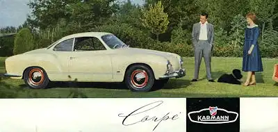 VW Karmann Ghia Prospekt 1955