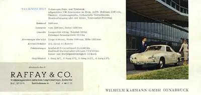 VW Karmann Ghia Prospekt 1955