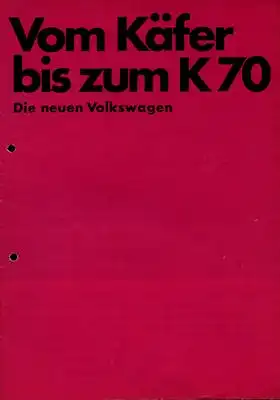 VW Programm 9.1970
