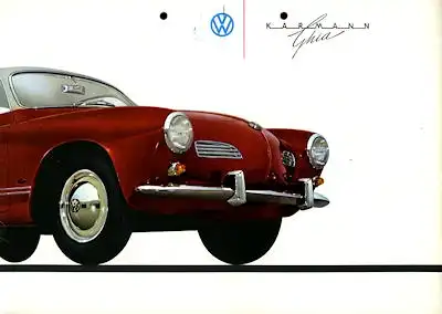 VW Karmann Ghia Prospekt ca. 1961