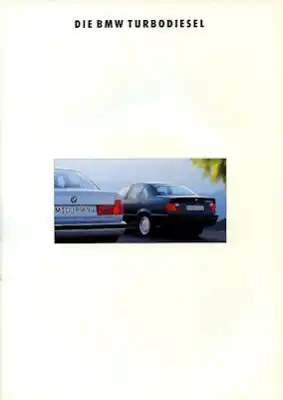 BMW 3er / 5er Turbodiesel Prospekt 1993