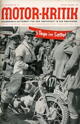 Motor-Kritik 1935 Heft 19