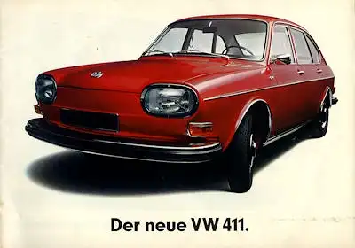 VW 411 E Prospekt 6.1968