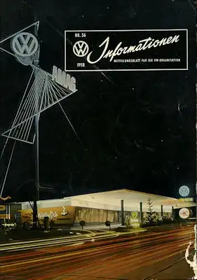 VW Informationen Heft 36 1958