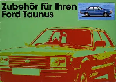 Ford Taunus Zubehör Prospekt 1980