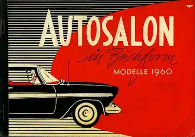 Autosalon in Buchform 1960