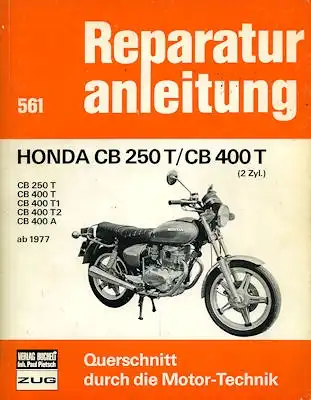 Honda CB 250 T / 400 T Reparaturanleitung ab 1977