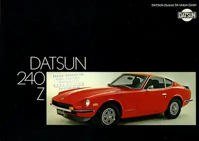 Datsun 240 Z Prospekt 12.1972