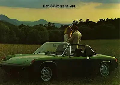 Porsche 914 Prospekt ca. 1971